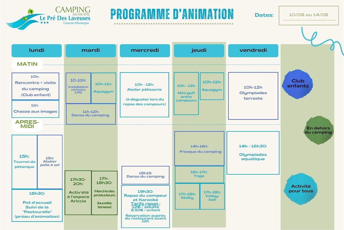 Camping Le Pré des Laveuses